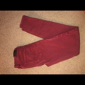 Maroon Skinny Jeans